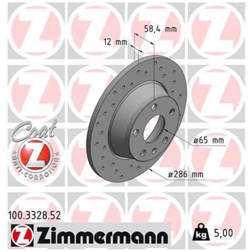 Zimmermann scheibenbremse - 2x,